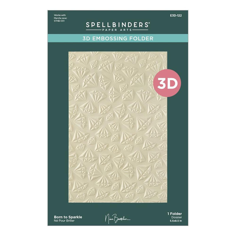 Spellbinders Embossing Folder Bougie Birthday