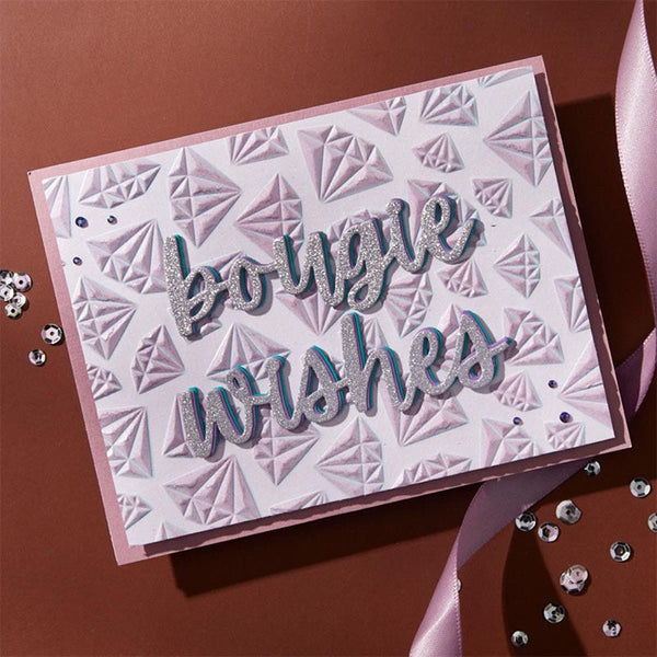 Spellbinders Embossing Folder Bougie Birthday