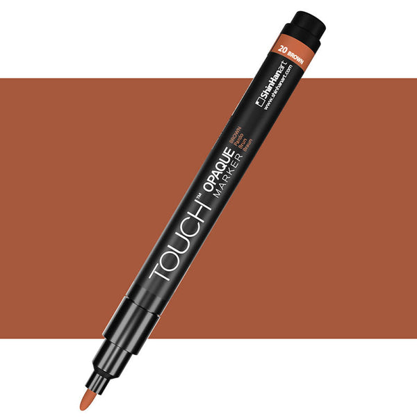 TOUCH Opaque Marker Fine 20 Brown