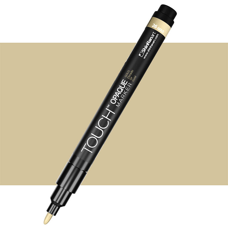 TOUCH Opaque Marker Fine 26 Metallic Gold