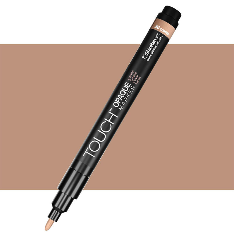 TOUCH Opaque Marker Fine 30 Metallic Copper