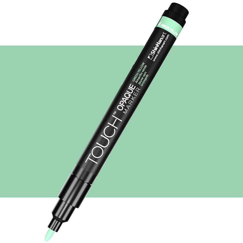 TOUCH Opaque Marker Fine 8 Green Yellow