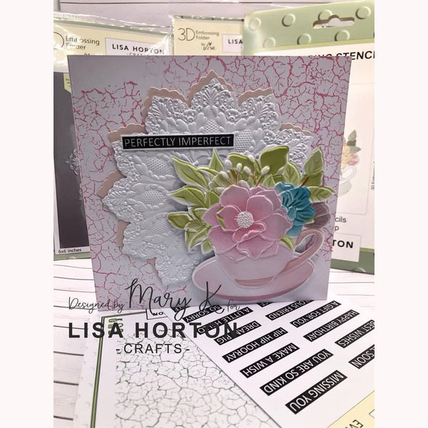 Lisa Horton Crafts 2pc Gardenia