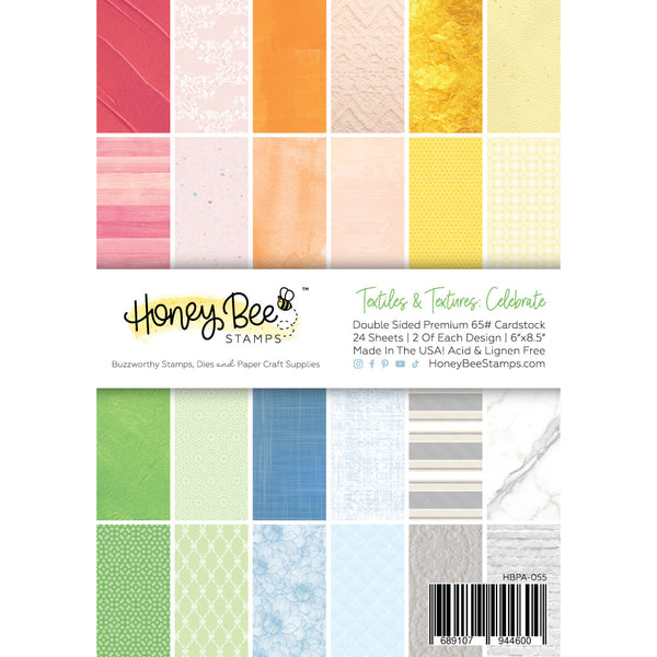 Honey Bee Paper 6x8.5 Textiles & Texture Celebrate
