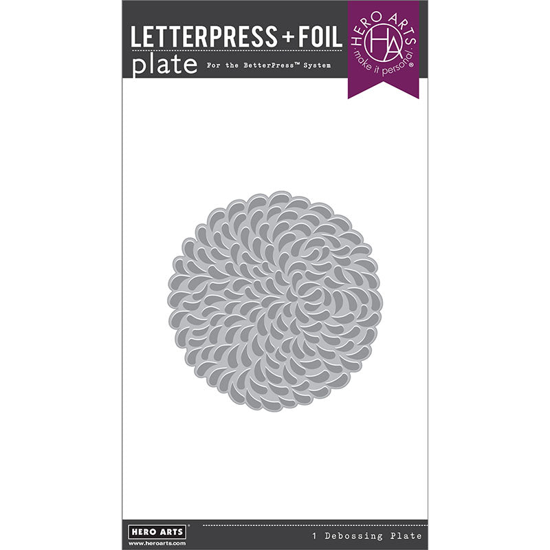 Hero Arts Letterpress Petals Circle