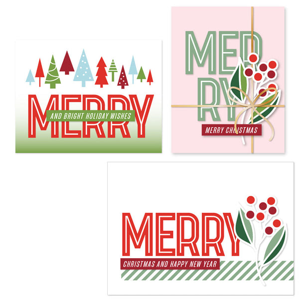 Concord & 9th Clear Stamps Merry Trees