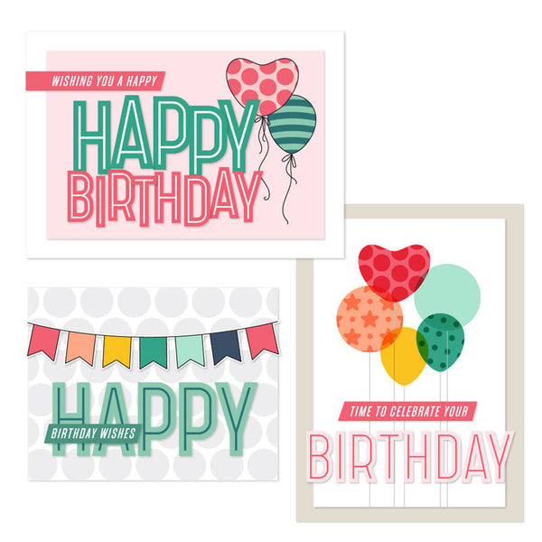 Concord & 9th Clear Stamps Banner and Balloons