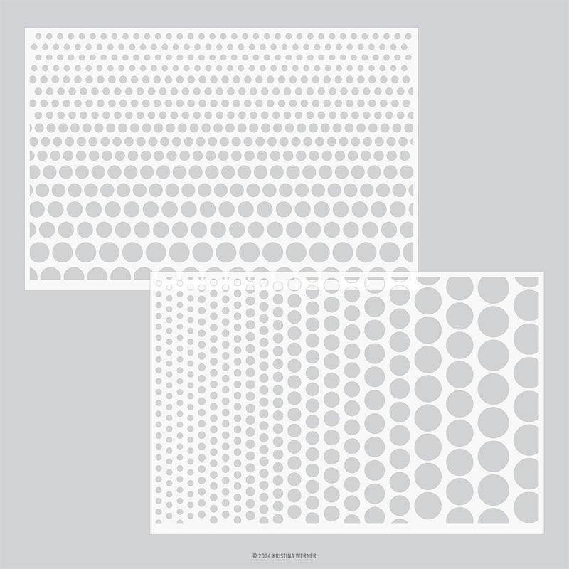 Concord & 9th Stencil Gradual Dots