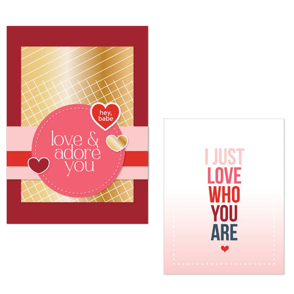 Concord & 9th 2pc Mixed Greetings Love