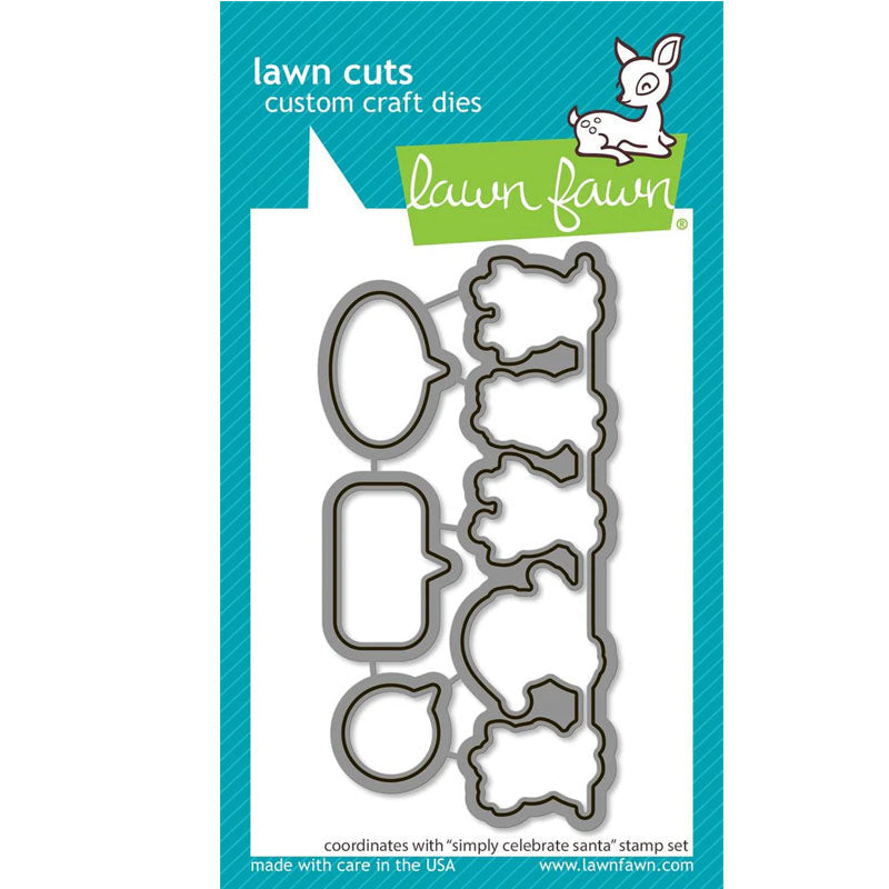 Lawn Fawn Dies Simply Celebrate Santa