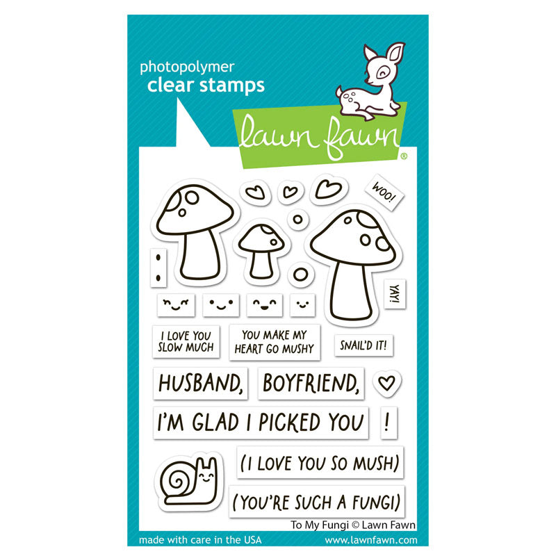 Lawn Fawn Clear Stamps To My Fungi