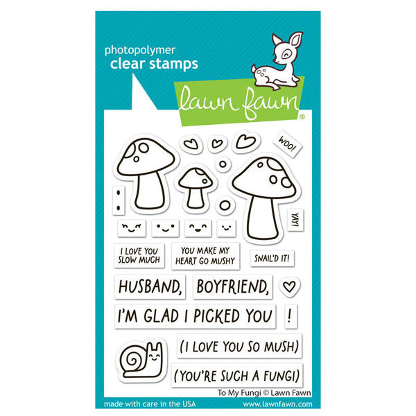 Lawn Fawn Clear Stamps To My Fungi