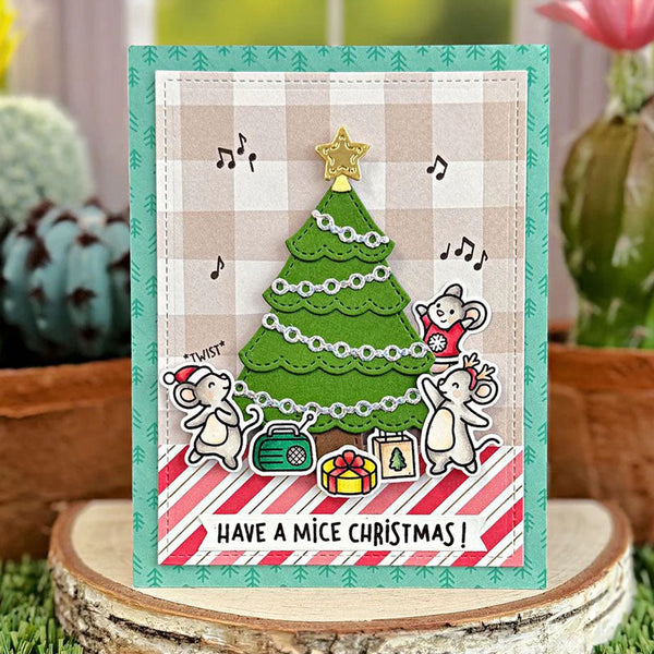 Lawn Fawn Clear Stamps Cheesy Christmas