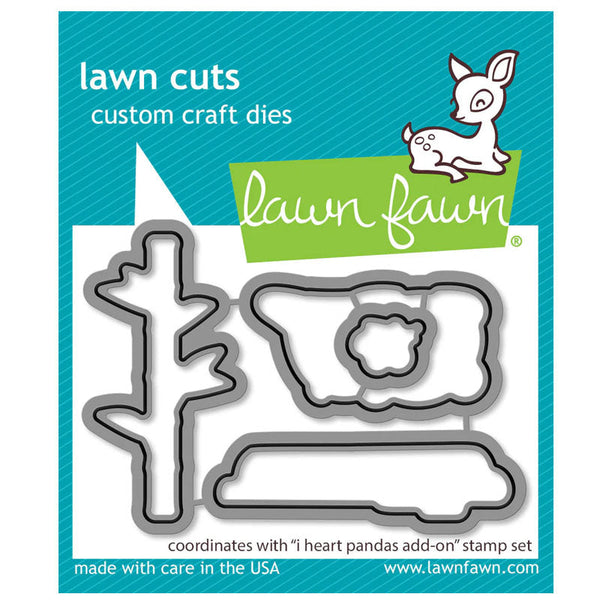 Lawn Fawn Dies I Heart Pandas Add-On