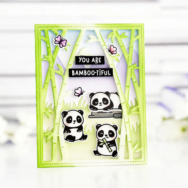 Lawn Fawn Dies I Heart Pandas Add-On