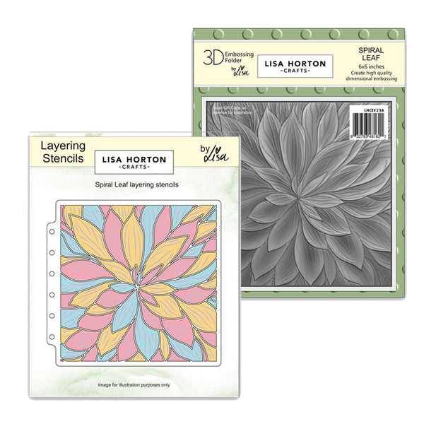 Lisa Horton Crafts 2pc Spiral Leaf