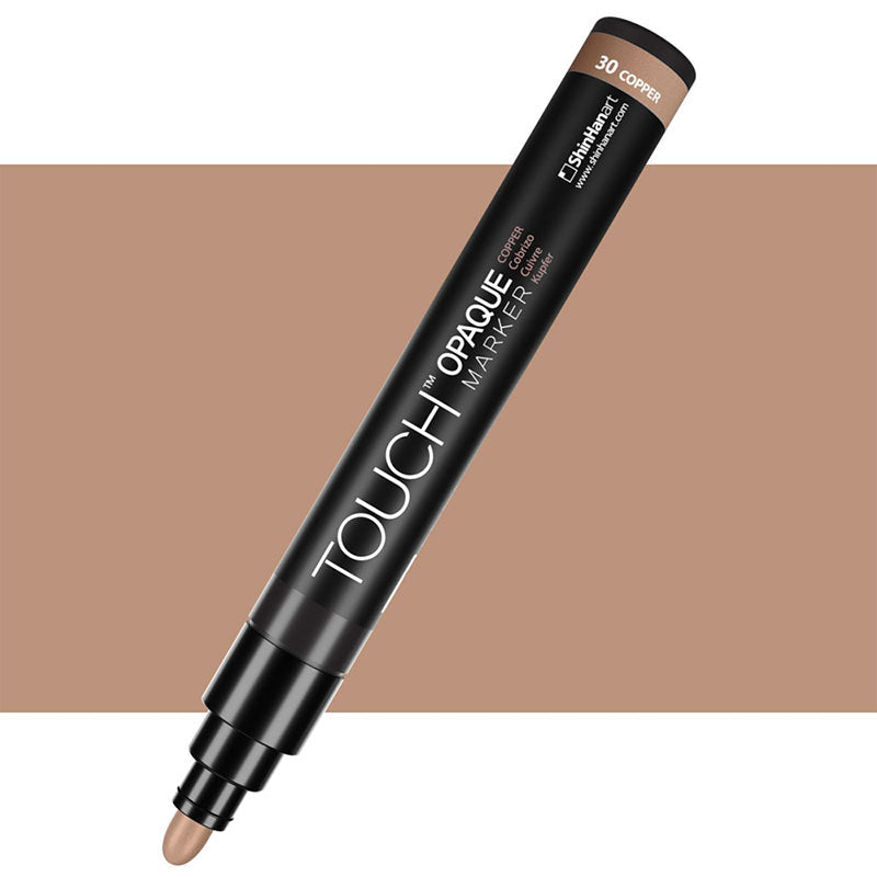 TOUCH Opaque Marker Medium 30 Metallic Copper