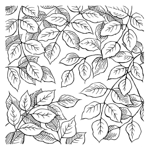 Spellbinders Cling Stamp Leafy Lines