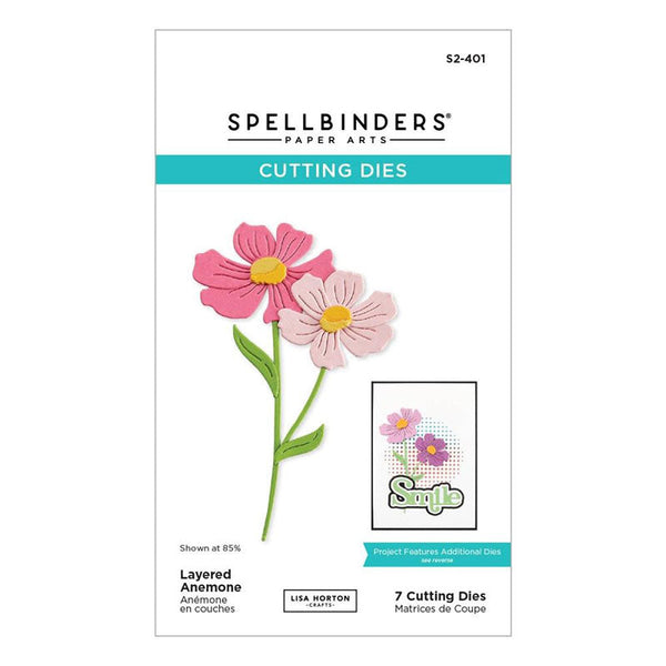 Spellbinders Dies Layered Anemone