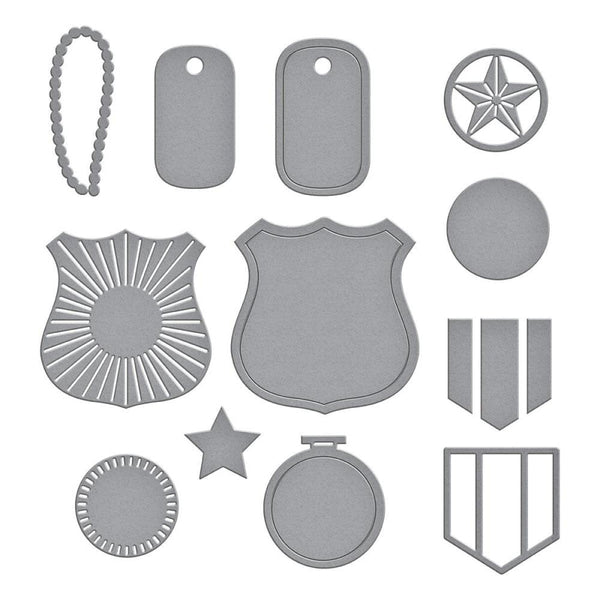 Spellbinders Dies Badges Of Honor