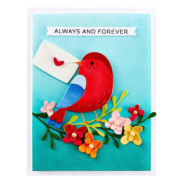 Spellbinders Dies Love Note Bird