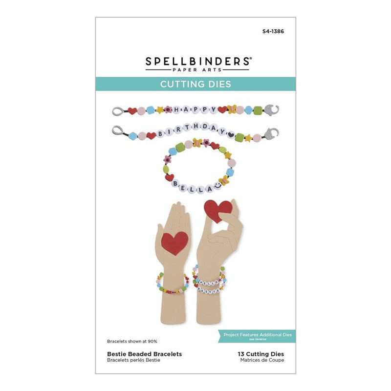 Spellbinders Dies Bestie Beaded Bracelets