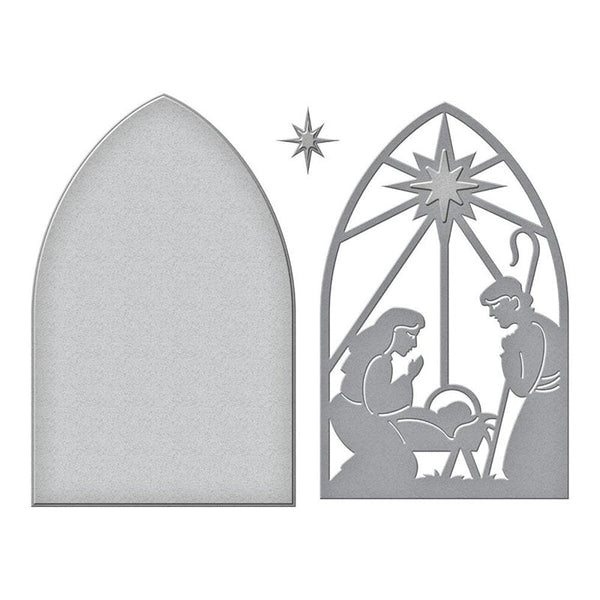 Stampendous Dies Christmas Morn Nativity