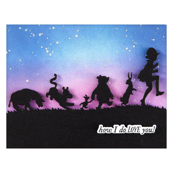 Spellbinders Dies Pooh & Friends Sillhouette