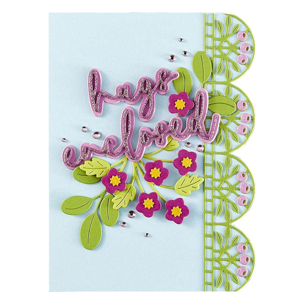 Spellbinders Dies Vivid Scrip Sentiments