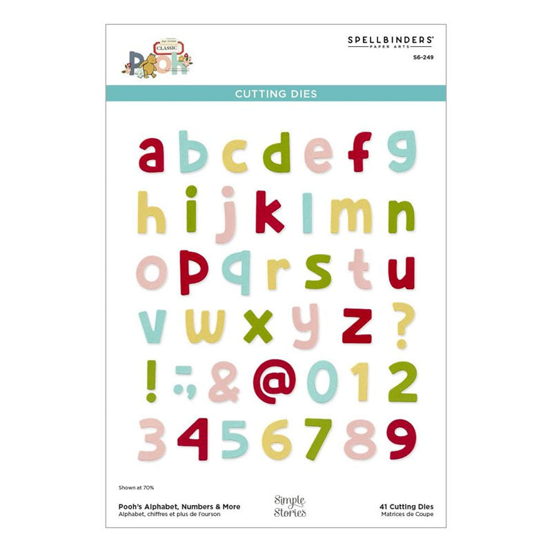 Spellbinders Dies Pooh's Alphabet