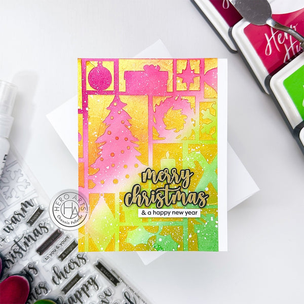 Hero Arts Stencil Holiday Assortment