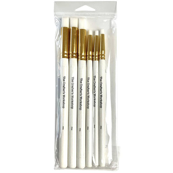 The Crafter's Workshop 6pc Blending Brush Assorted