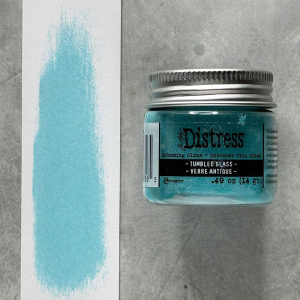 Tim Holtz Distress Embossing Glaze Tumbled Glass