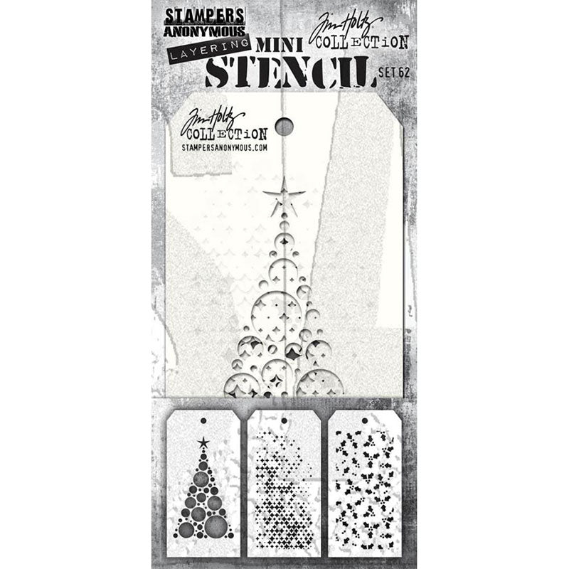 Tim Holtz 3pc Stencil #62