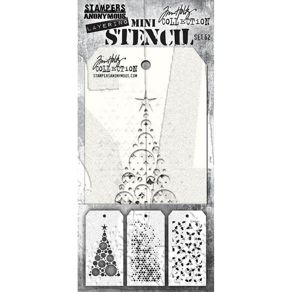 Tim Holtz 3pc Stencil #62