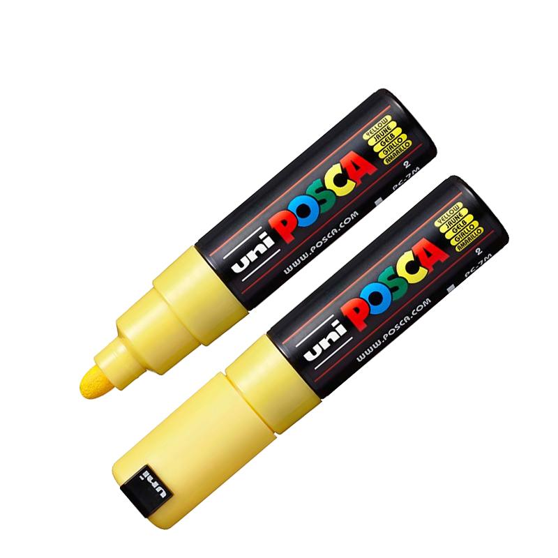 POSCA Marker PC-5M Fluorescent Yellow – MarkerPOP