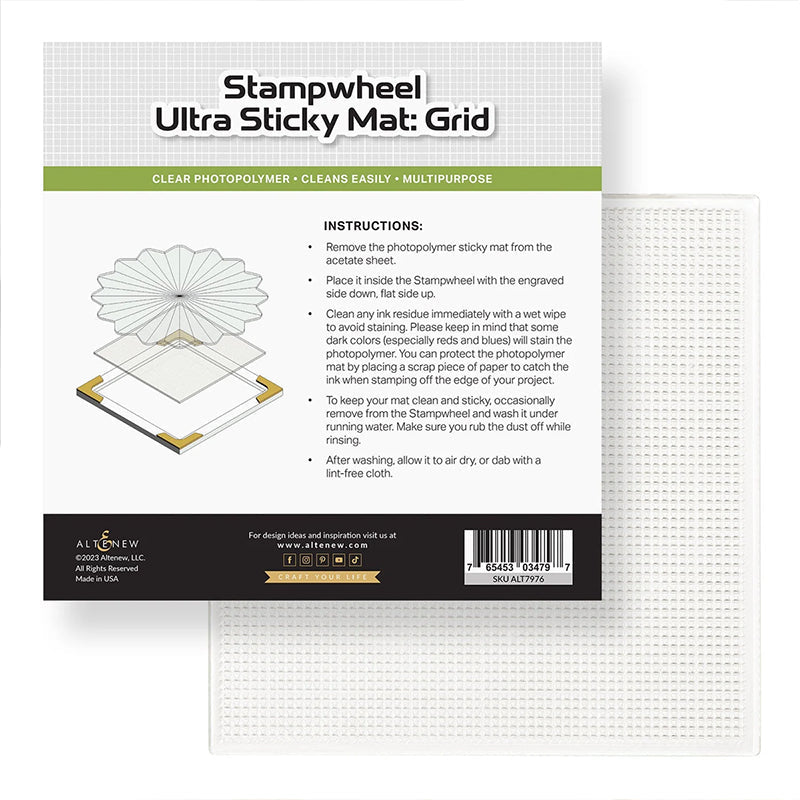 Altenew Stampwheel Ultra Sticky Mat Grid