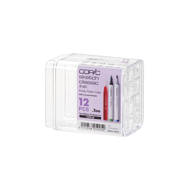 Copic 12-Slot Empty Plastic Marker Case