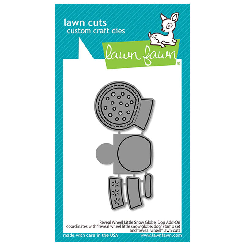 Lawn Fawn - Clear Stamps - Little Snow Globe: Bear