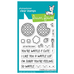 Lawn Fawn - Clear Stamps - Let's Toast