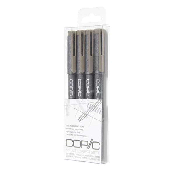 COPIC Multiliner Pen 4pc Cool Gray